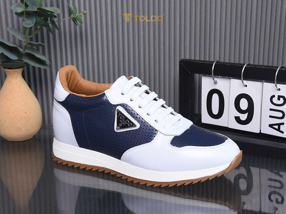 Giày tăng 8cm thể thao da thật