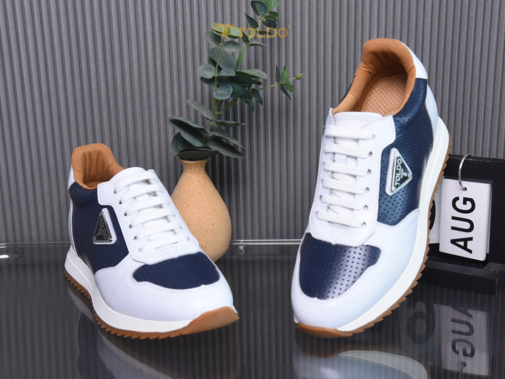 Giày tăng 8cm thể thao da thật